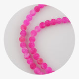 Stone String Beads - Pink 2 Tone