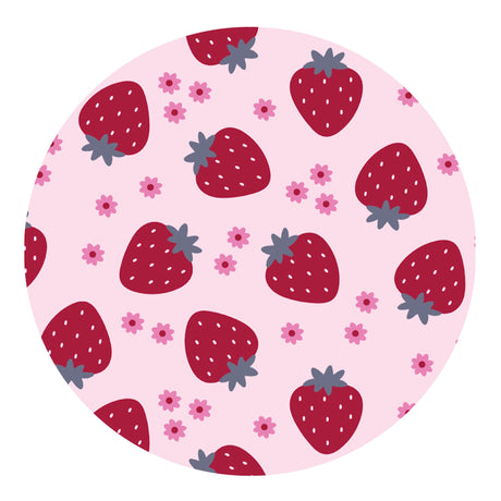 sweet strawberry sublimation paper print