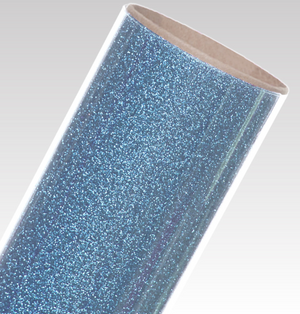 heat transfer vinyl glitter htv light blue