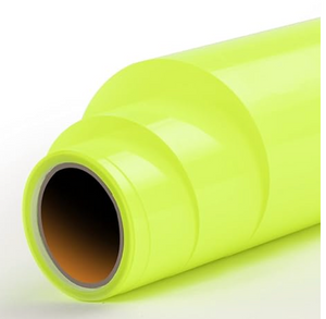 heat transfer vinyl fluorescent htv neon yellow