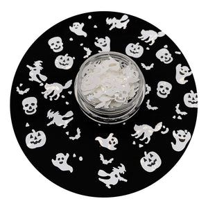 shaped glitter halloween spooky blend