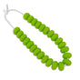 silicone bead abacus disc chartreuse