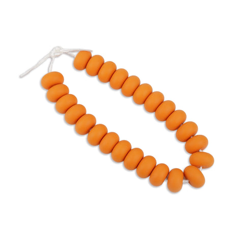 silicone bead abacus disc mango