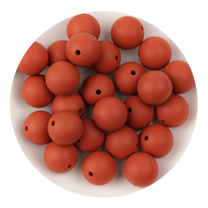 silicone bead round autumn glaze