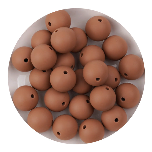 silicone bead round camel