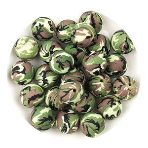 silicone bead round camo