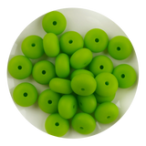 Silicone Bead Abacus Disc - Chartreuse