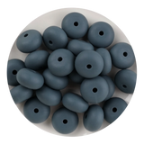 Silicone Bead Abacus Disc - Dim Gray