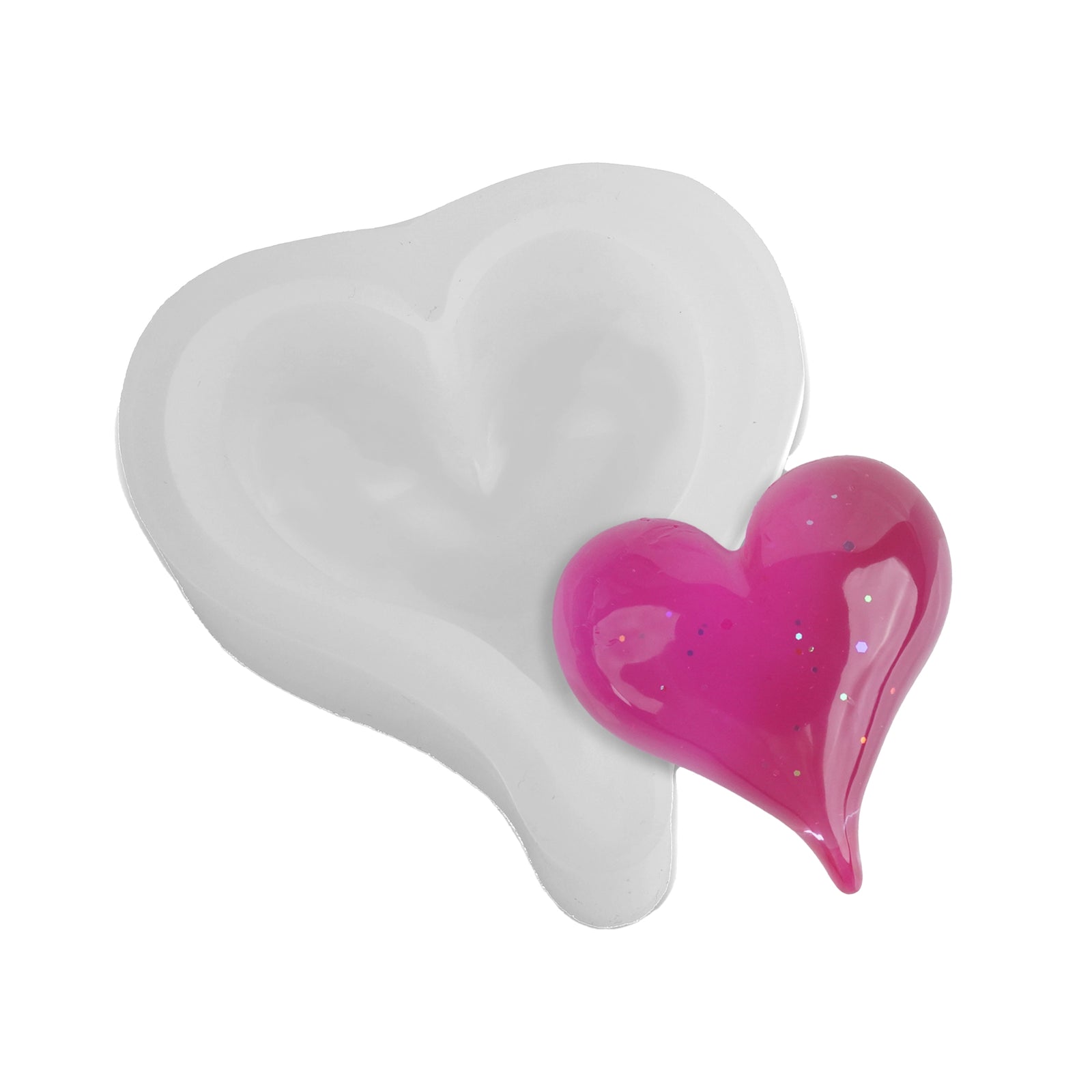 Master Maker Crafts -  Resin Silicone Mold - Heart Medium | Master Maker Crafts - Wholesale Craft Supplies - Fast Shipping from Ohio