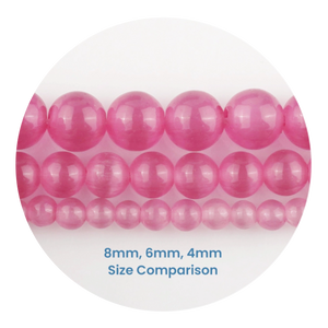 Stone String Beads - Pink