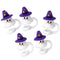 Master Maker Crafts -  Silicone Straw Topper - Ghost Purple Hat (5 Toppers) | Master Maker Crafts - Wholesale Craft Supplies - Fast Shipping from Ohio DIY Craft Warehouse