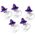 Master Maker Crafts -  Silicone Straw Topper - Ghost Purple Hat (5 Toppers) | Master Maker Crafts - Wholesale Craft Supplies - Fast Shipping from Ohio DIY Craft Warehouse