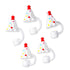 Master Maker Crafts -  Silicone Straw Topper - Christmas Tree White (5 Toppers) | Master Maker Crafts - Wholesale Craft Supplies - Fast Shipping from Ohio DIY Craft Warehouse