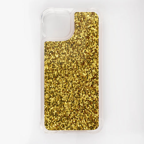 Phone Case Liquid Glitter Shock Proof - Gold