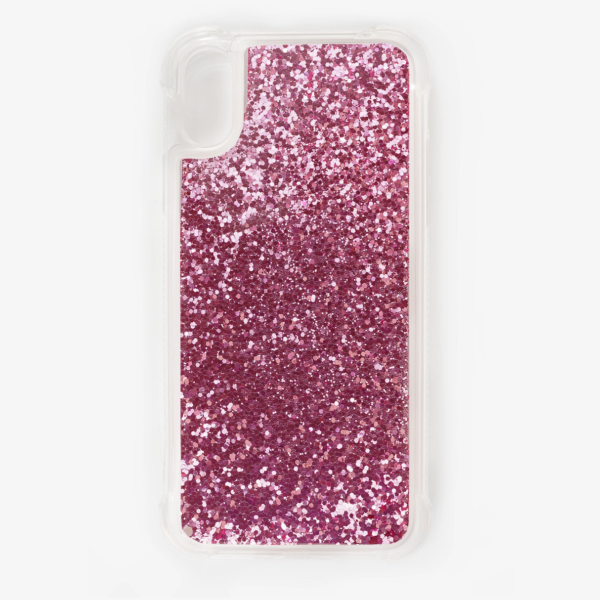 Phone Case Liquid Glitter Shock Proof - Pink