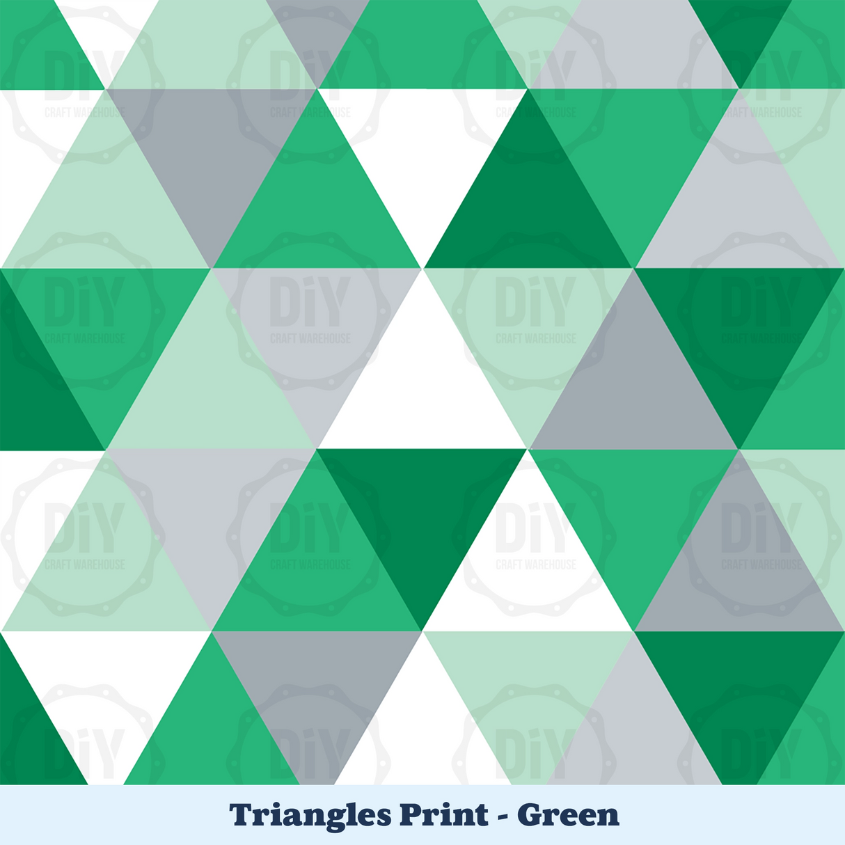 Triangles Sublimation Transfer - Green