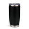 Black stainless steel tumbler with clear lid, Master Maker Crafts wholesale craft supplies Ohio DIY Craft Warehouse