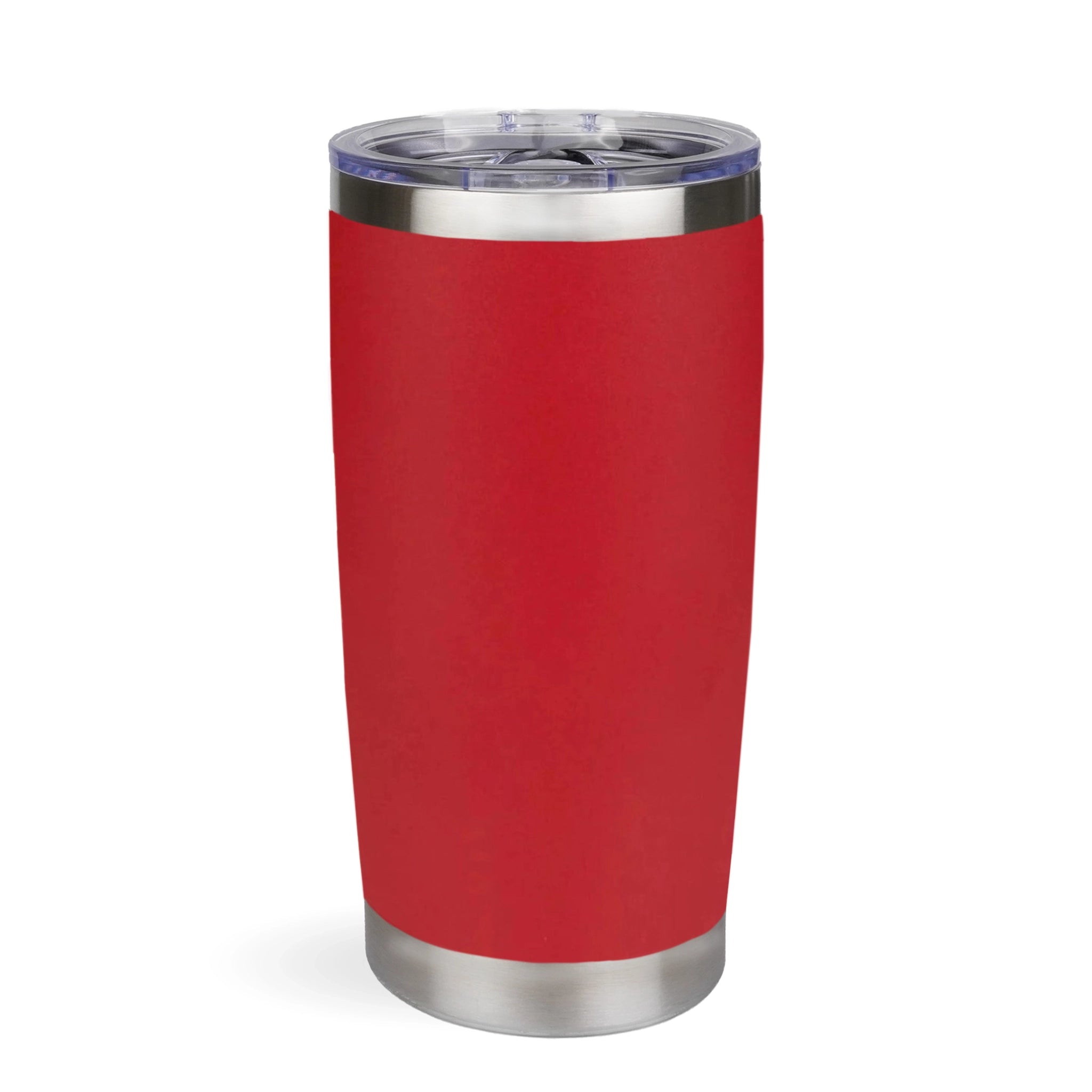 Red stainless steel tumbler with lid, Master Maker Crafts wholesale craft supplies, Ohio shipping DIY Craft Warehouse