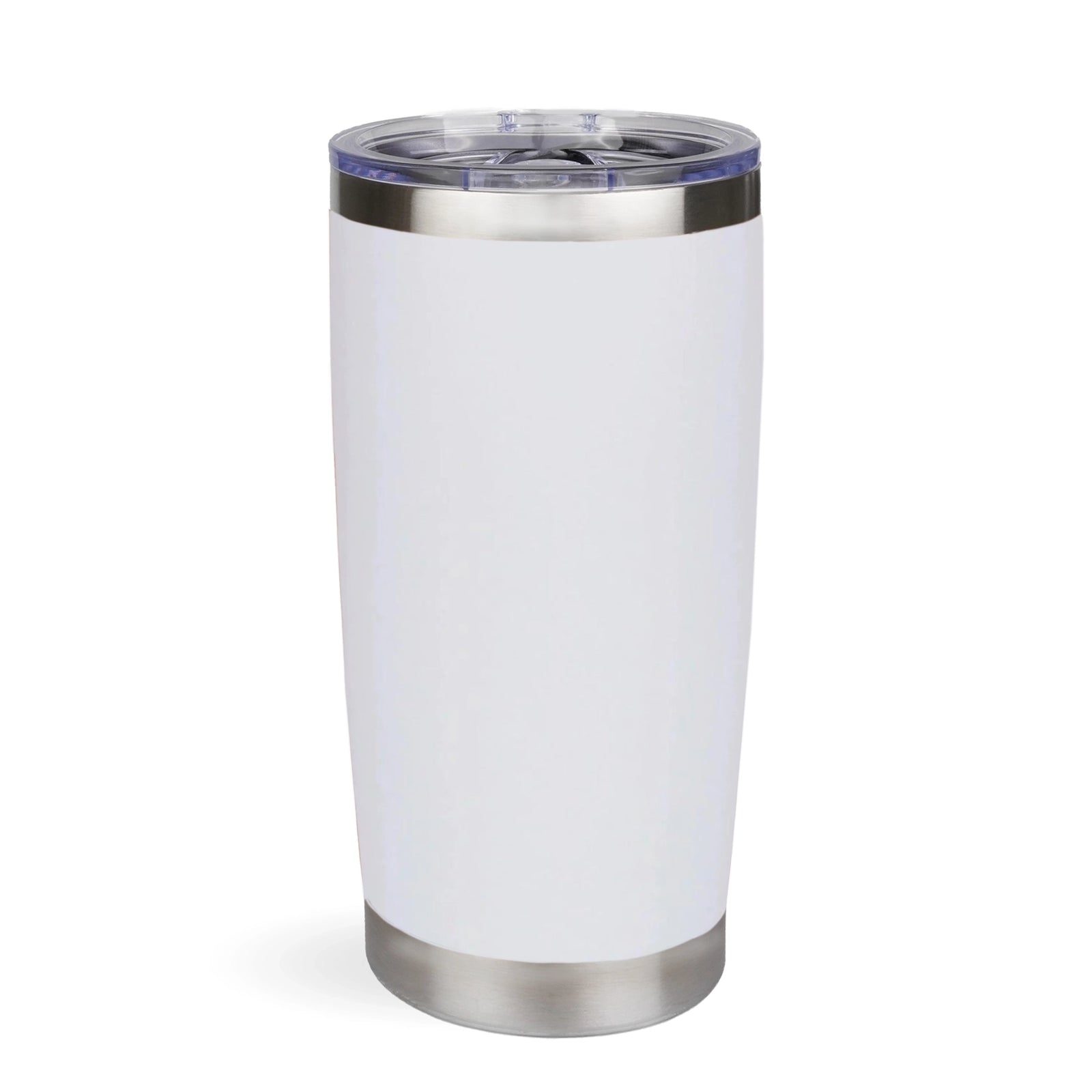 White stainless steel tumbler, Master Maker Crafts wholesale craft supplies, fast shipping Ohio