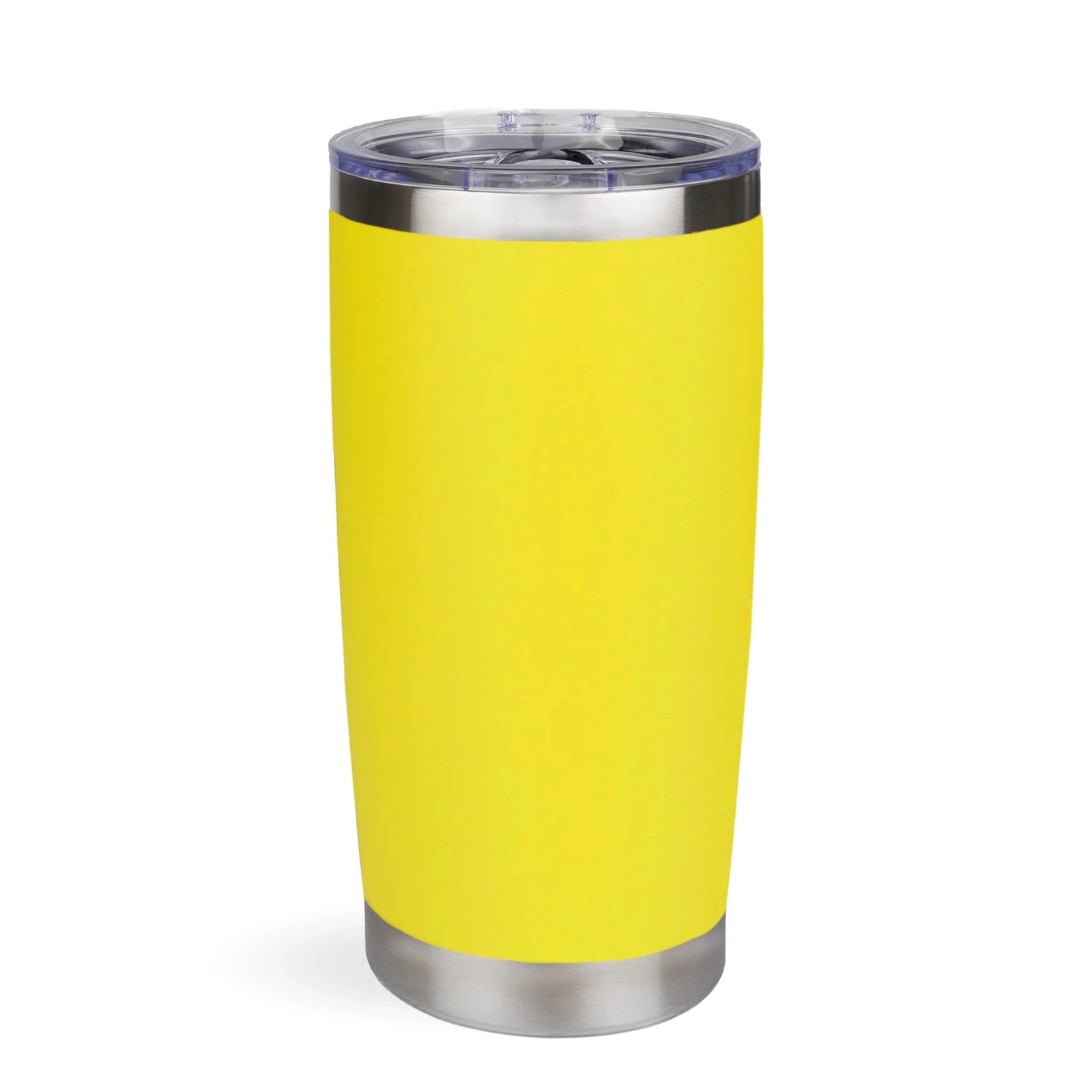 Yellow stainless steel tumbler cup, Master Maker Crafts wholesale craft supplies, Ohio fast shipping