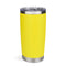 Yellow stainless steel tumbler cup, Master Maker Crafts wholesale craft supplies, Ohio fast shipping DIY Craft Warehouse