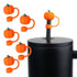 Master Maker Crafts -  Silicone Straw Topper - Pumpkin (5 Toppers) | Master Maker Crafts - Wholesale Craft Supplies - Fast Shipping from Ohio DIY Craft Warehouse