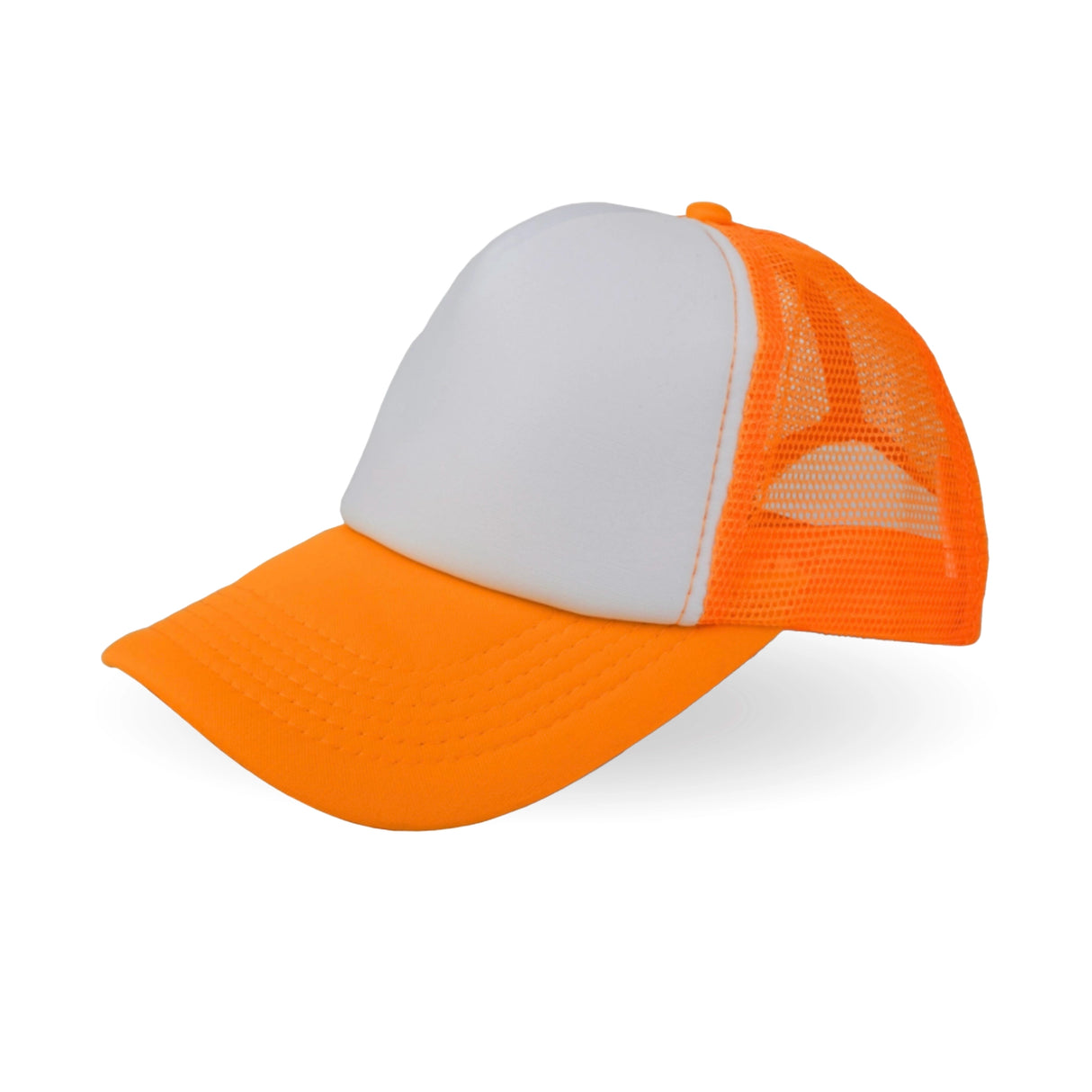 Trucker Hat - Orange & White