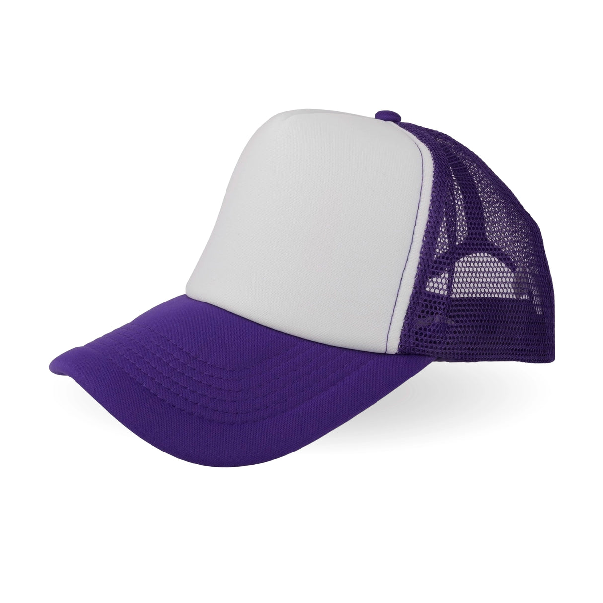 Trucker Hat - Purple & White