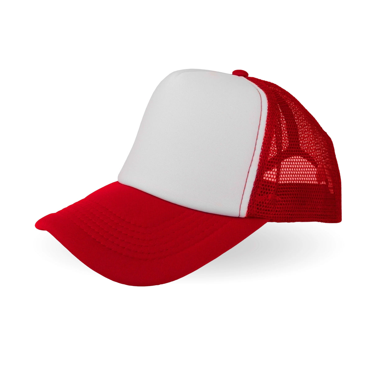 trucker hat red white