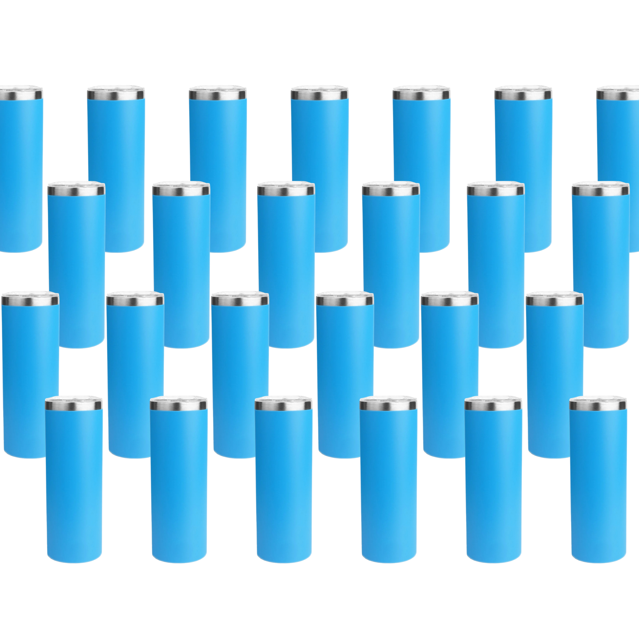 Master Maker Crafts -  20 oz Tall Skinny Tumbler - True Blue (25 Piece CASE) | Master Maker Crafts - Wholesale Craft Supplies - Fast Shipping from Ohio DIY Craft Warehouse