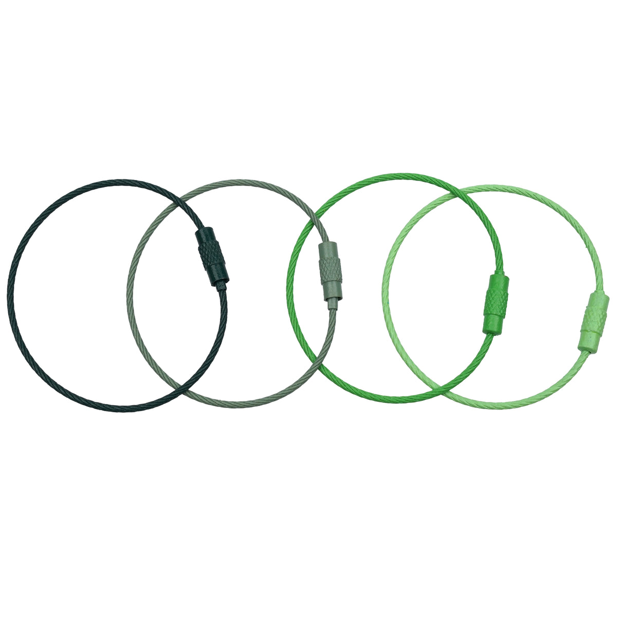 Beadable Charm Tumbler Cable - Light Green