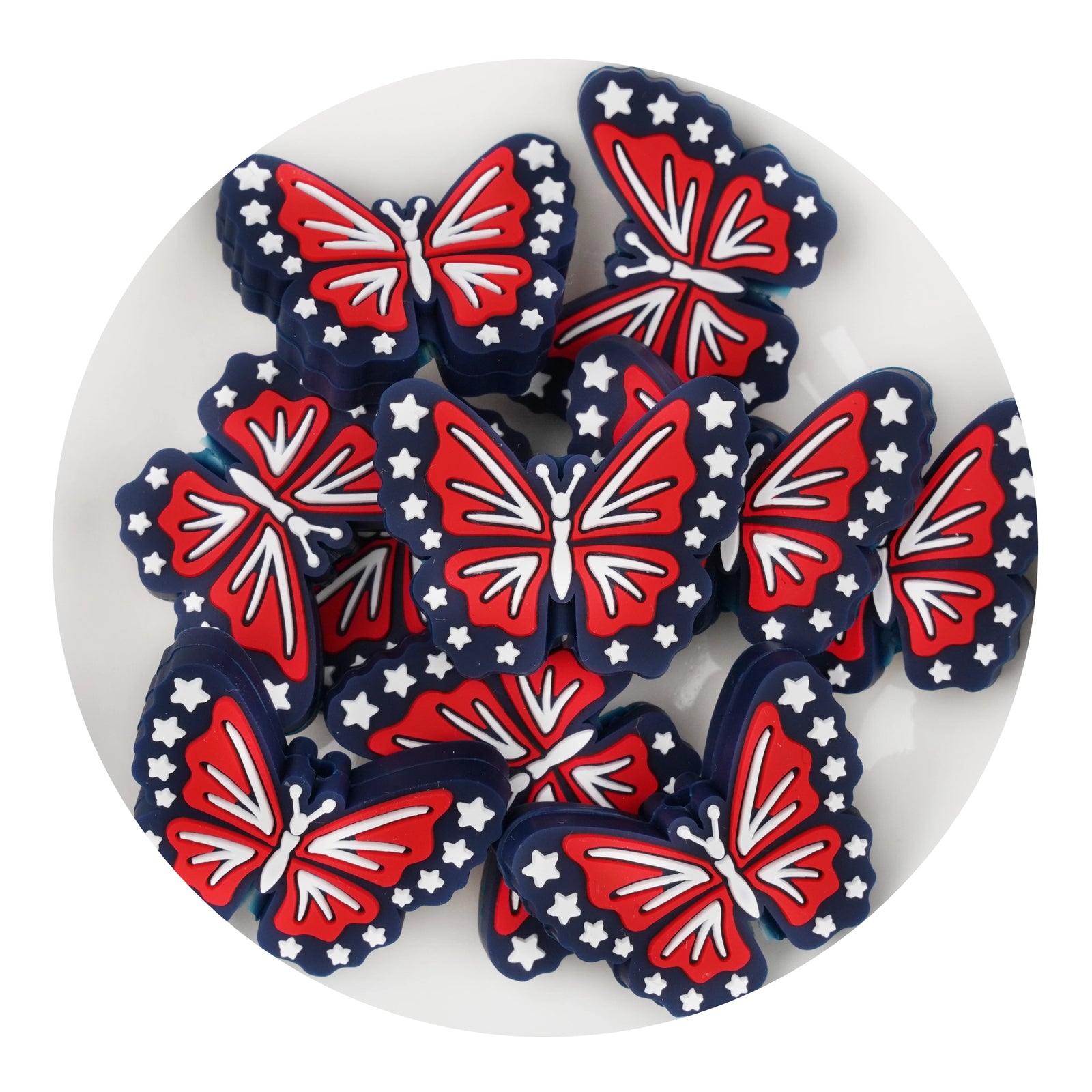 Patriotic Silicone Focal Beads (Americana) | Master Maker Crafts - Wholesale Craft Supplies - Fast Shipping from Ohio