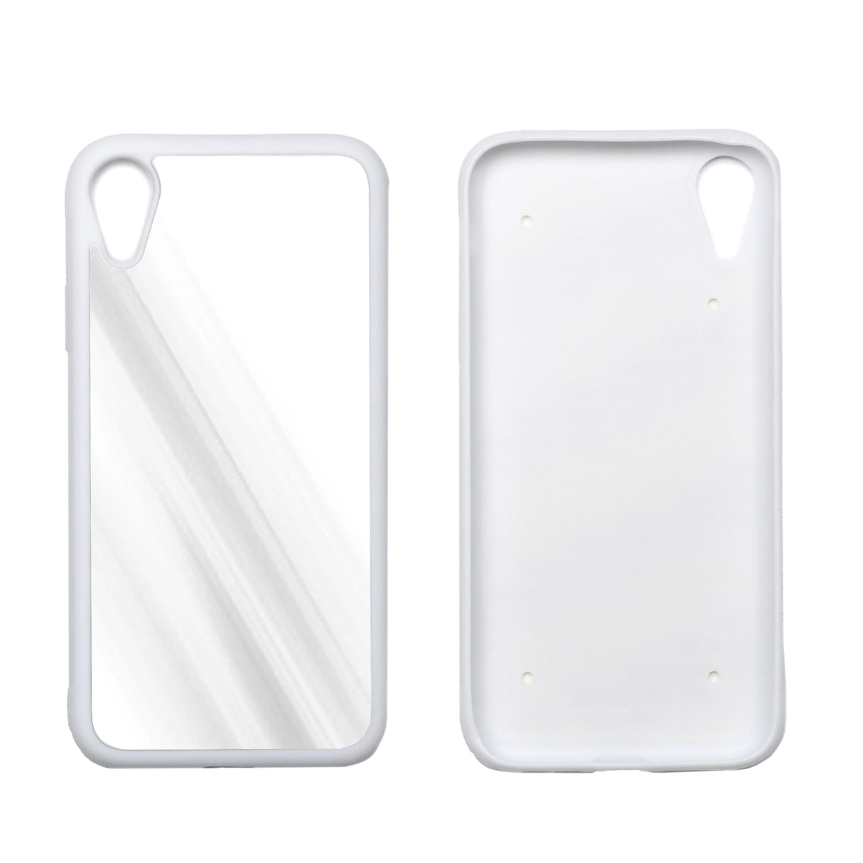 Phone Case Tempered Glass Sublimation Blank  - White