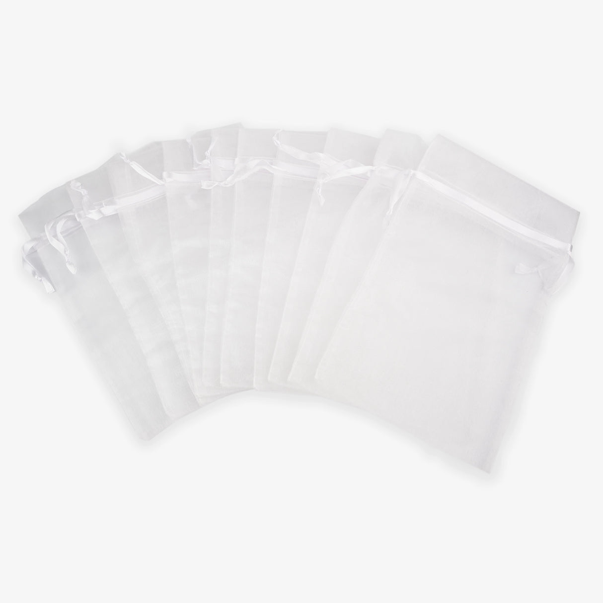 organza bags white