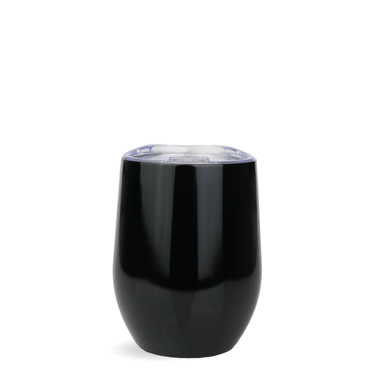 wine cup tumbler glossy black
