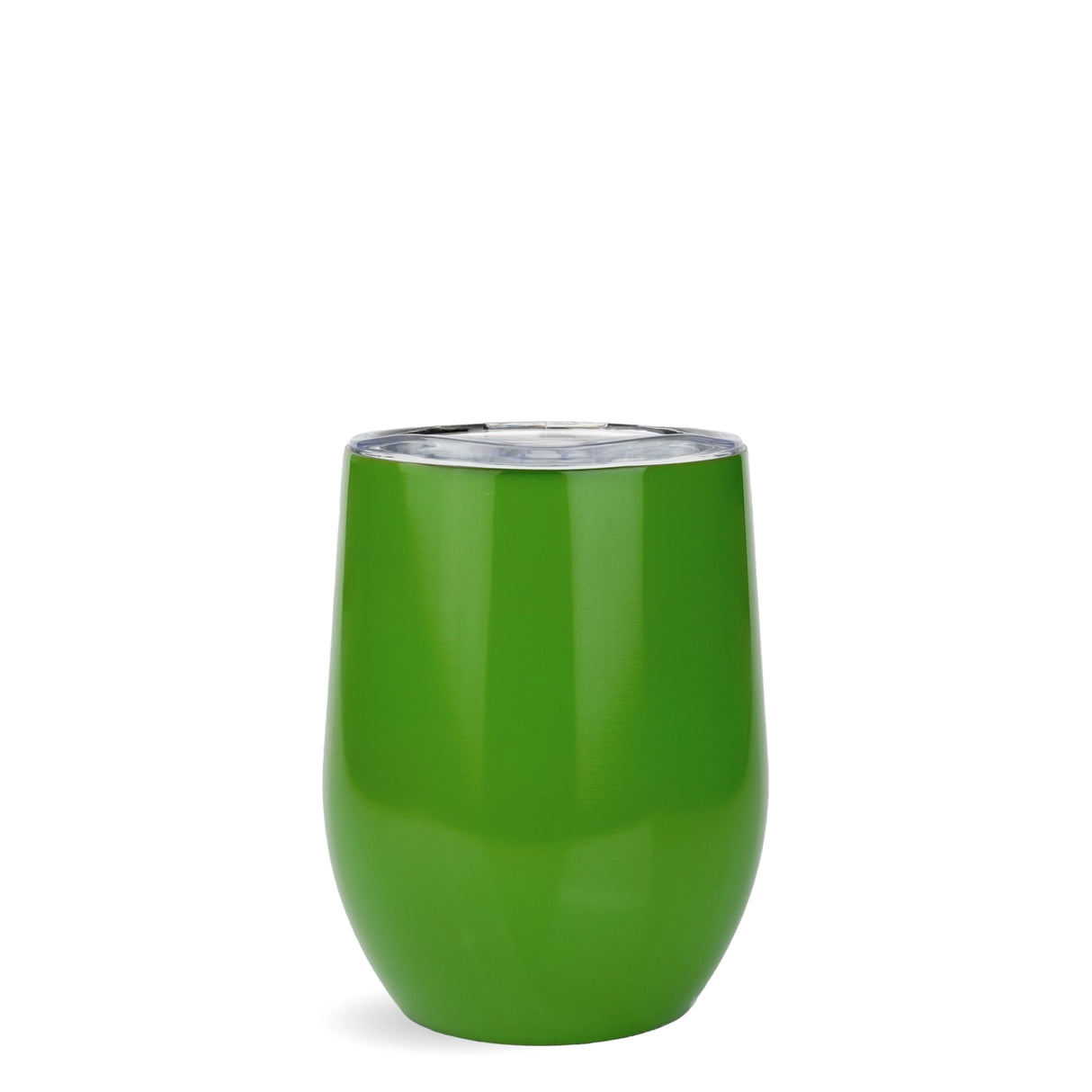 rounded wine cup tumbler green