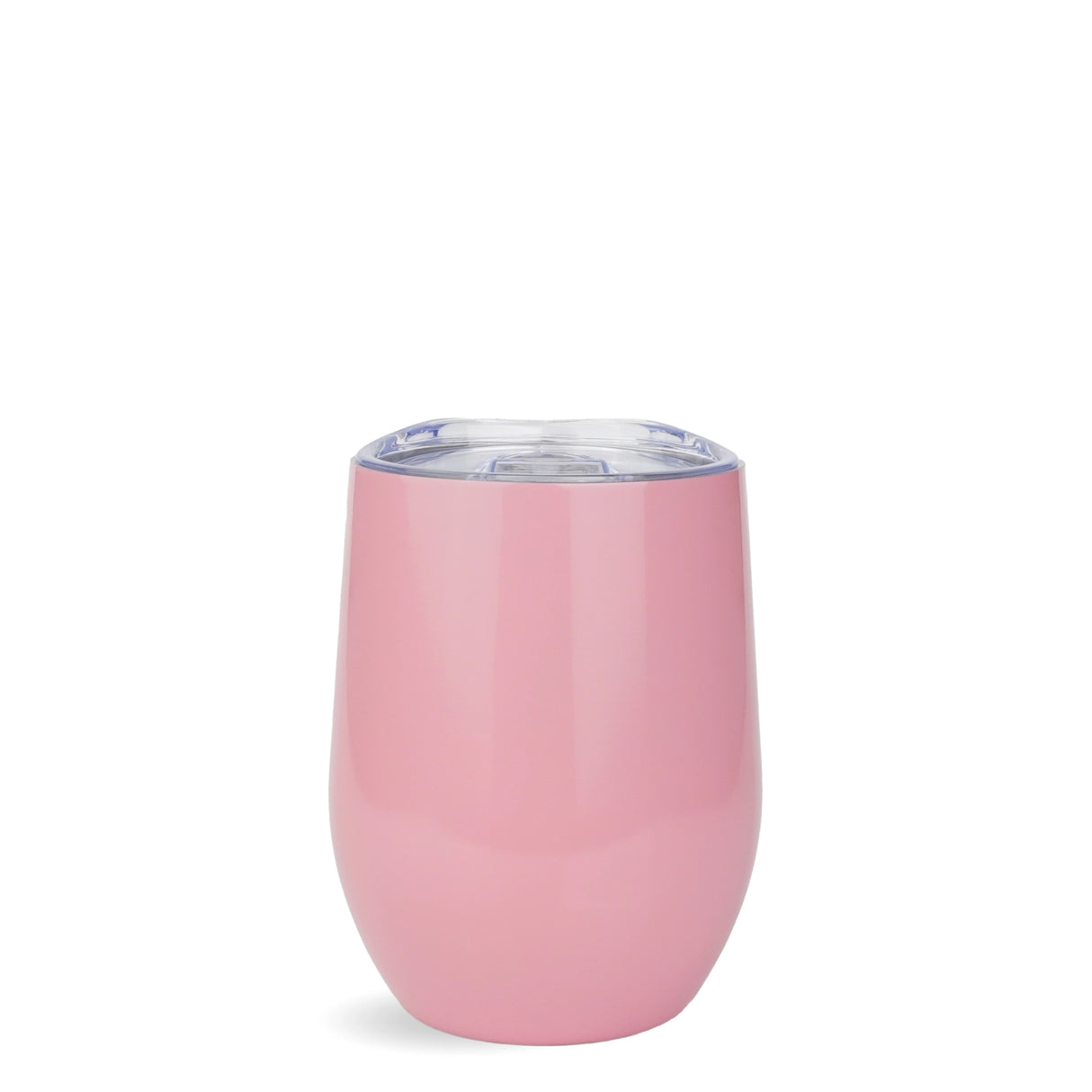 rounded wine cup tumbler light pink