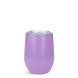 rounded wine cup tumbler light purple