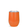 rounded wine cup tumbler orange