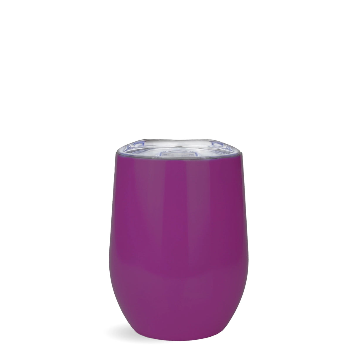 rounded wine cup tumbler plum