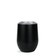 rounded wine cup tumbler matte black