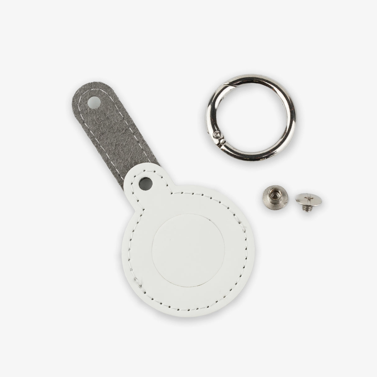Key Chain Air Tag Holder - Round Shape