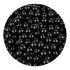 Acrylic Round String Beads - Black - DIY Craft Warehouse