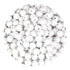 Acrylic Round String Beads - White - DIY Craft Warehouse