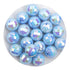 Acrylic Round String Disco Bling Beads - Blue - DIY Craft Warehouse