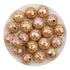 Acrylic Round String Disco Bling Beads - Coffee - DIY Craft Warehouse