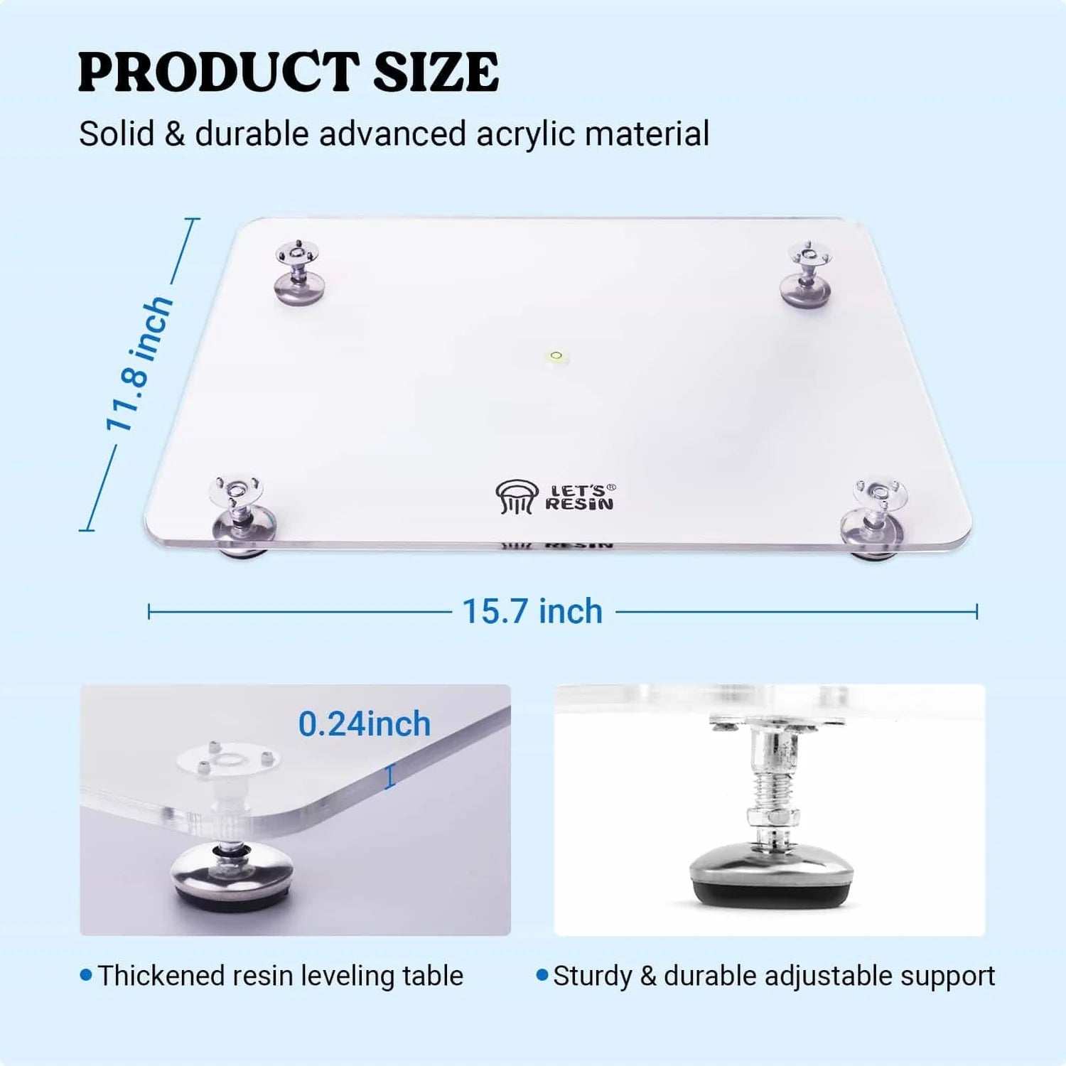 Adjustable Leveling Table & Silicone Mat - Bulk Craft Supplies - Wholesale Prices