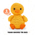 Amigurumi Crochet Kit - Quackers the Duck - DIY Craft Warehouse