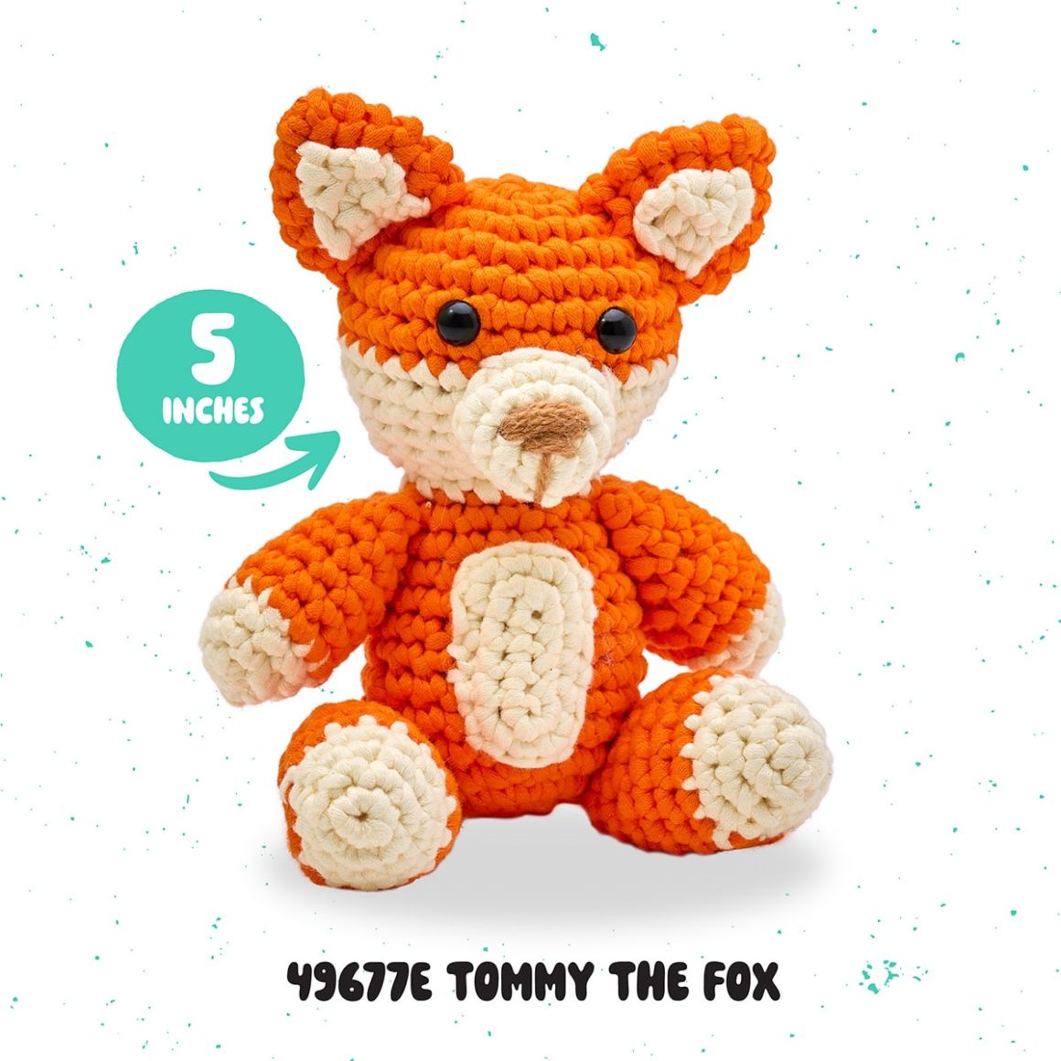 Amigurumi Crochet Kit - Tommy the Fox - DIY Craft Warehouse