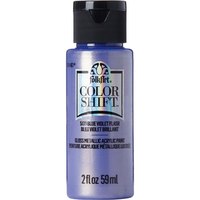 color shift acrylic paint blue violet flash